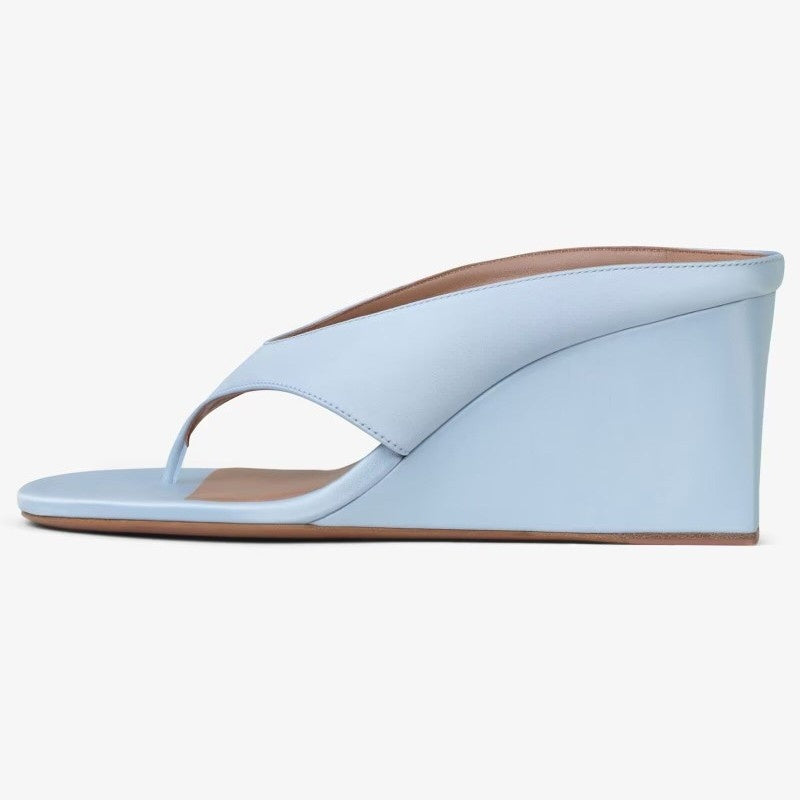 Wedge Platform Flip-flops All-matching Slippers - D&A