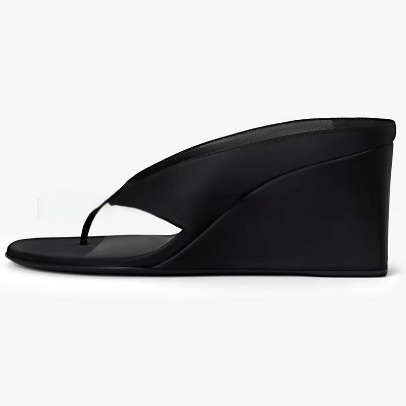 Wedge Platform Flip-flops All-matching Slippers - D&A