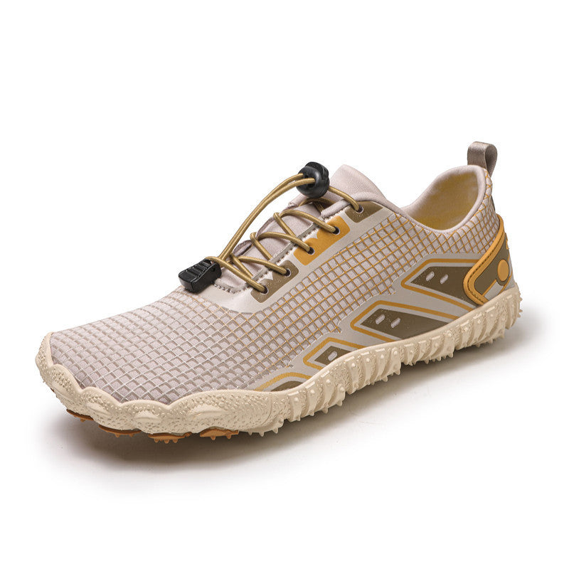 New Thickened Indoor Fitness Shoes Soft Bottom Non-slip Treadmill Shoes DB9925 Khaki - D&A