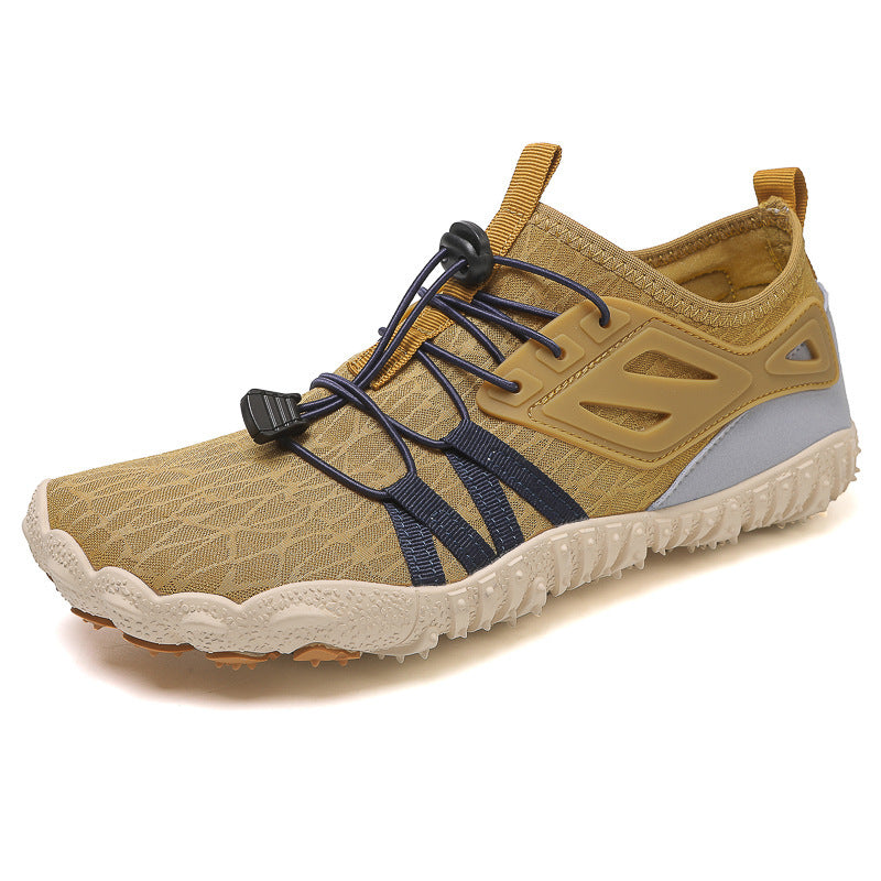 New Thickened Indoor Fitness Shoes Soft Bottom Non-slip Treadmill Shoes DB5901 Brown - D&A