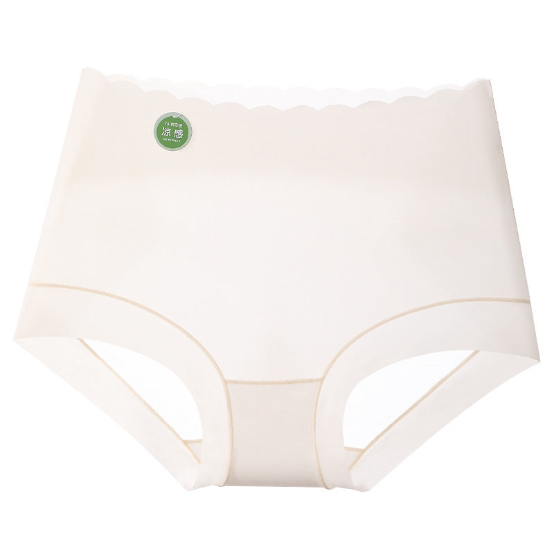 High Waisted Oversized Seamless Underwear For Women Champagne - D&A