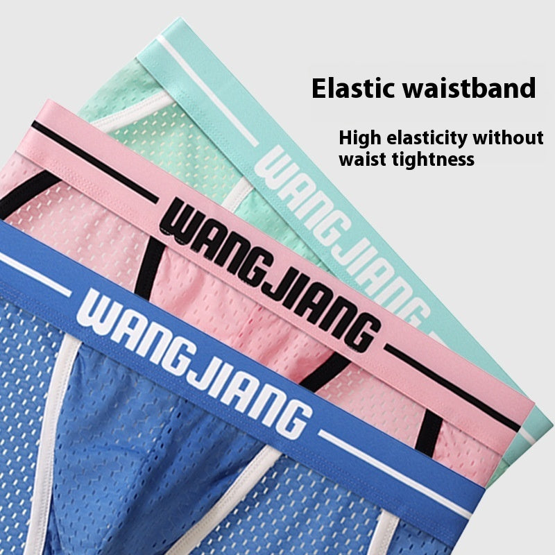 Mesh Breathable Ice Silk Men's Triangle Underwear - D&A