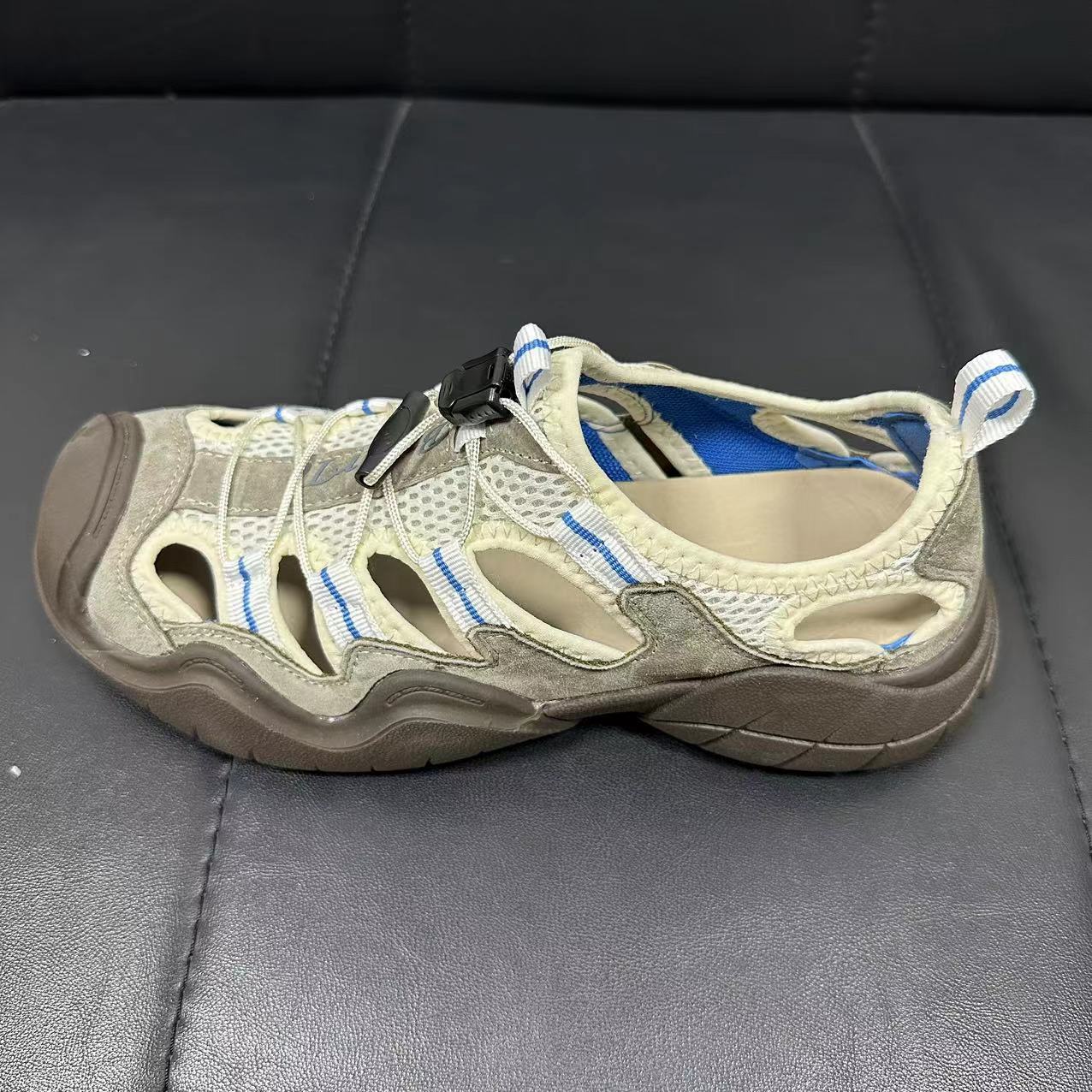Special-interest Design Roman Sandals Women's Summer Platform Quicksand Gray - D&A