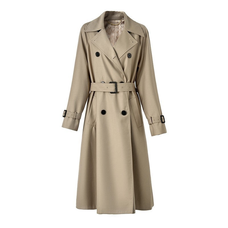 Trench Autumn And Winter Women's Mid-length High-grade Sense Petite Coats - D&A