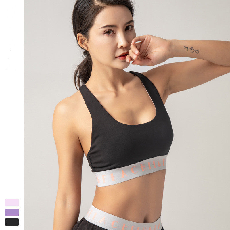 Sports underwear fitness bra Black - D&A