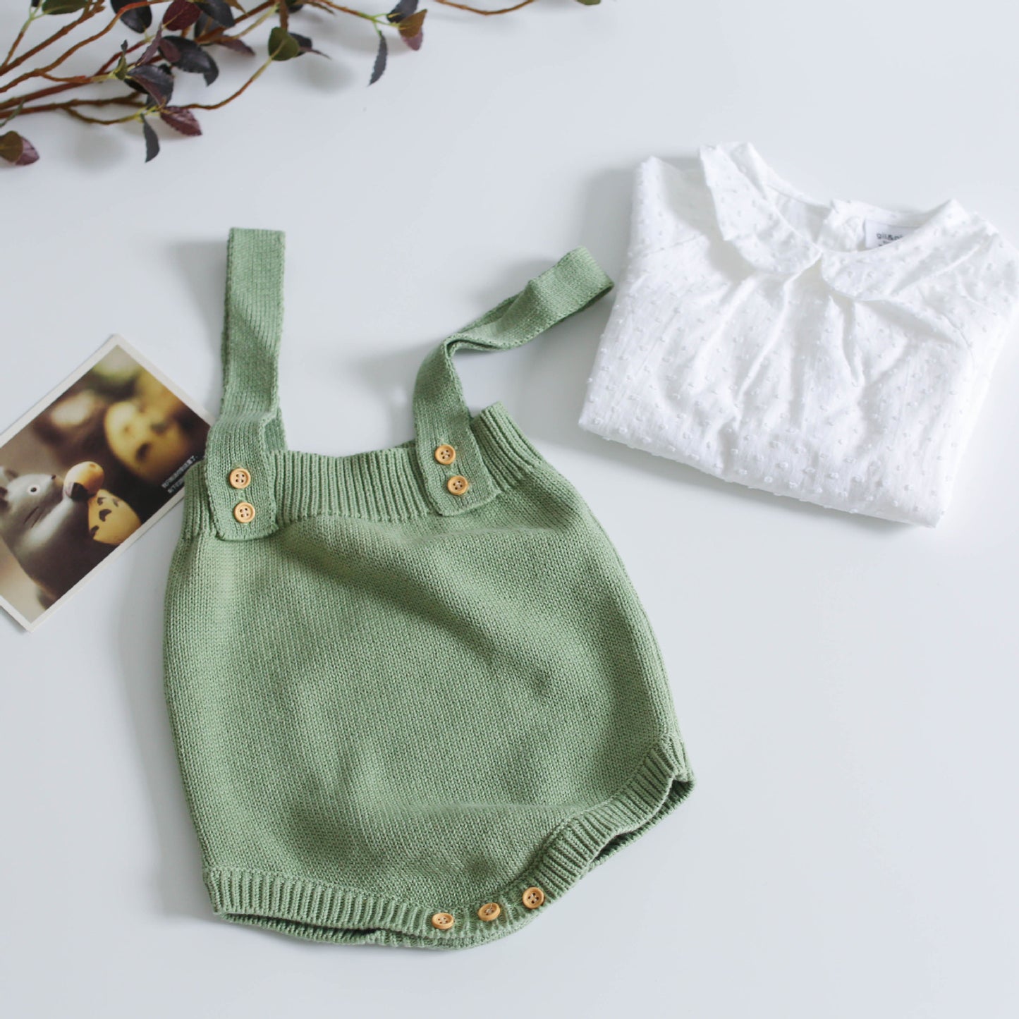 Newborn Baby Boys Clothes Green - D&A