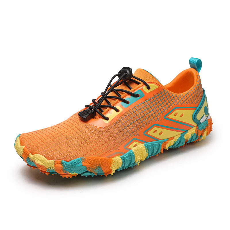 New Thickened Indoor Fitness Shoes Soft Bottom Non-slip Treadmill Shoes DB9925 Orange - D&A