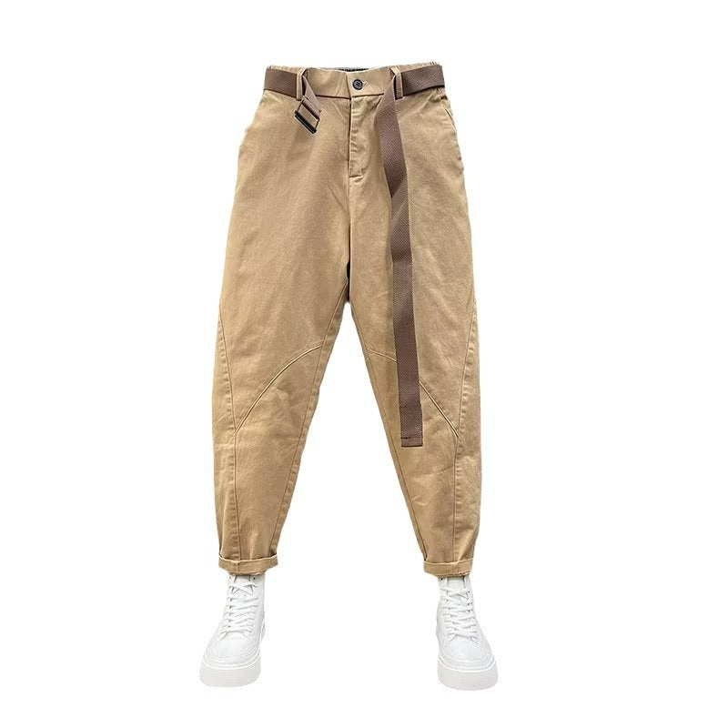 Trendy Skinny Cropped Harem Pants Men's - D&A