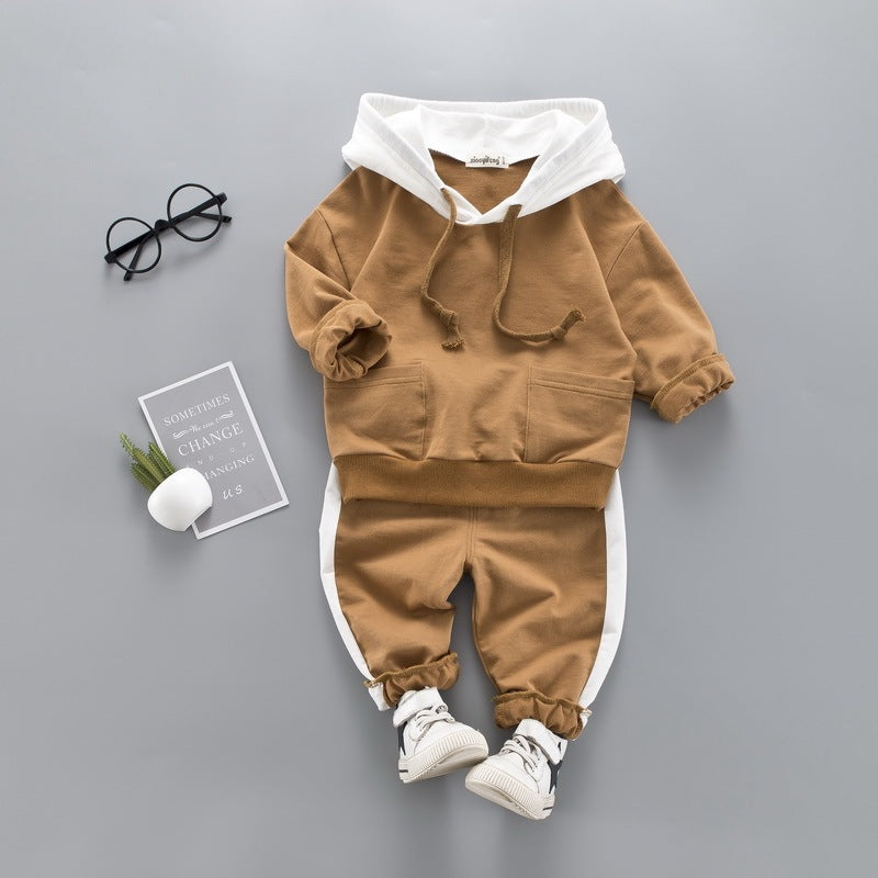 Western style 1 year old baby sweater two-piece Ginger - D&A