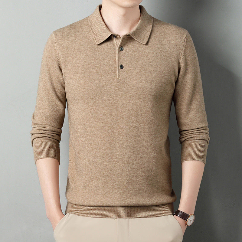 Winter Wool Lapel Long Sleeve Men - D&A