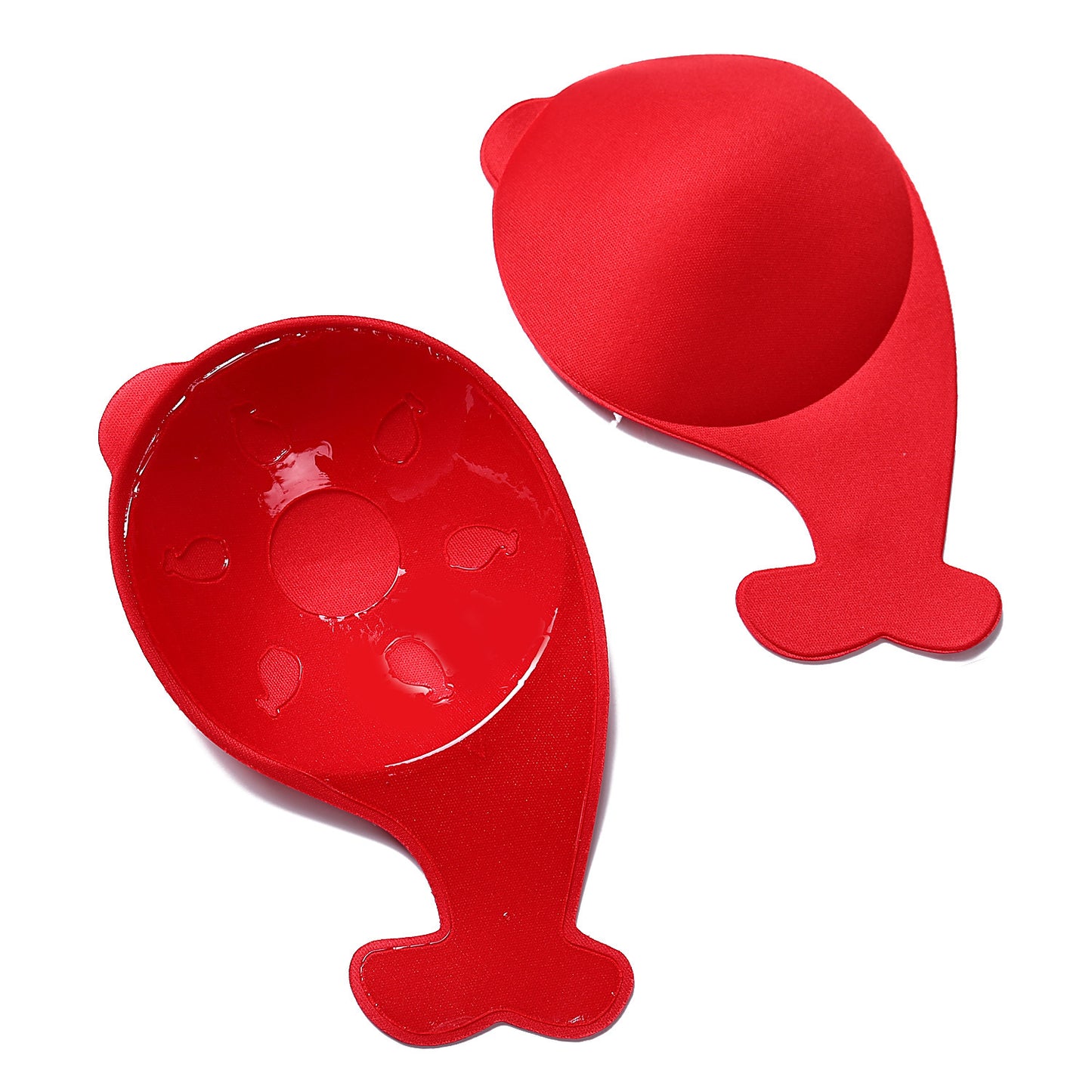 Strapless bra invisible silicone bra Red - D&A