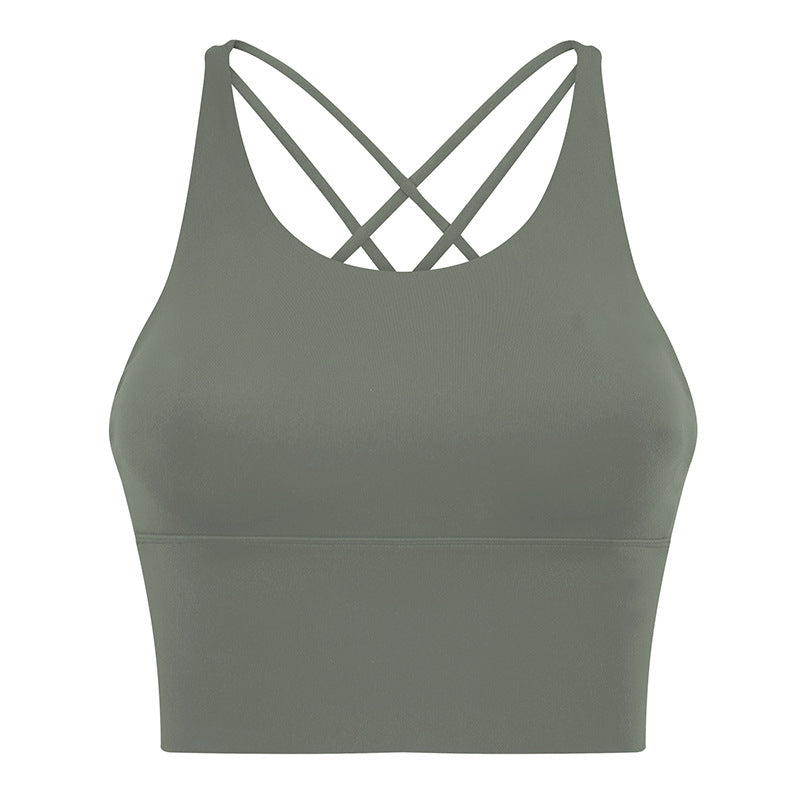 Sexy Beautiful Back Sports Underwear Women Green - D&A