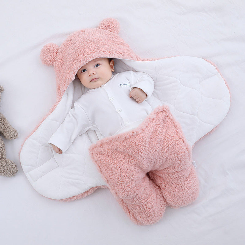 Baby Quilted Sleeping Bag Wrapper Pink 1pc - D&A