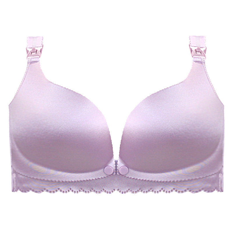 Nursing Bra, Nursing, Nursing, Pregnant Mother, Women'S Underwear, Bra Light Purple - D&A