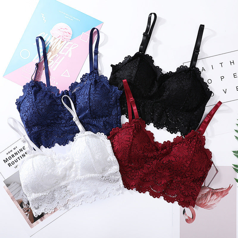 Lace Beauty Strap Bra Padding Bra - D&A