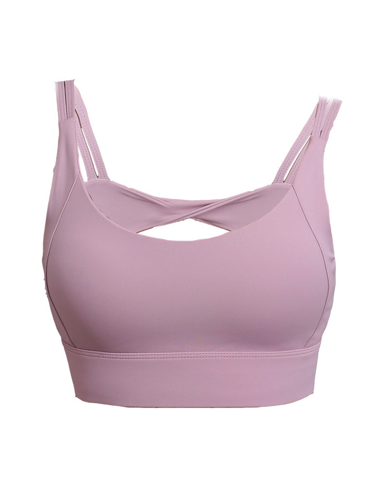 Shock-proof Running Bra Gathers Stereotype Fitness Bra - D&A