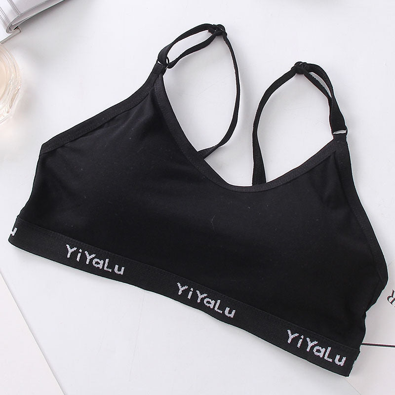 Student Korean Developmental Underwear Women Black adjustable - D&A