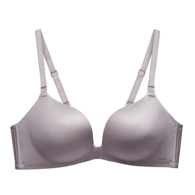 Bra Thin Sexy Small Chest Flat Chest Gathered Up Bra B - D&A