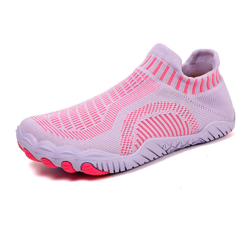 Summer Non-slip Quick-drying Wading Shoes Upstream Shoes Rose Red - D&A