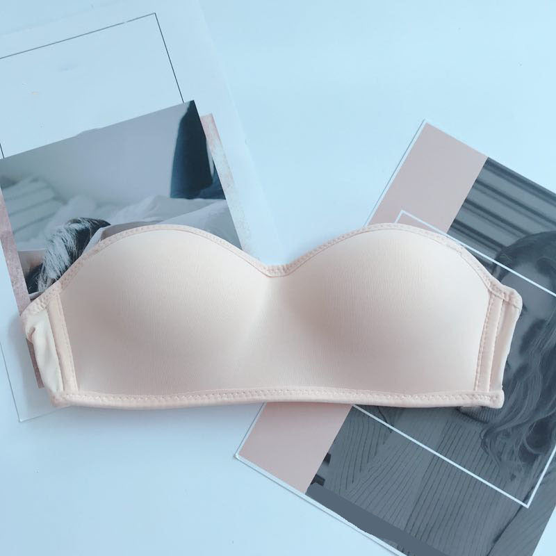Gathered non-slip lingerie bra - D&A