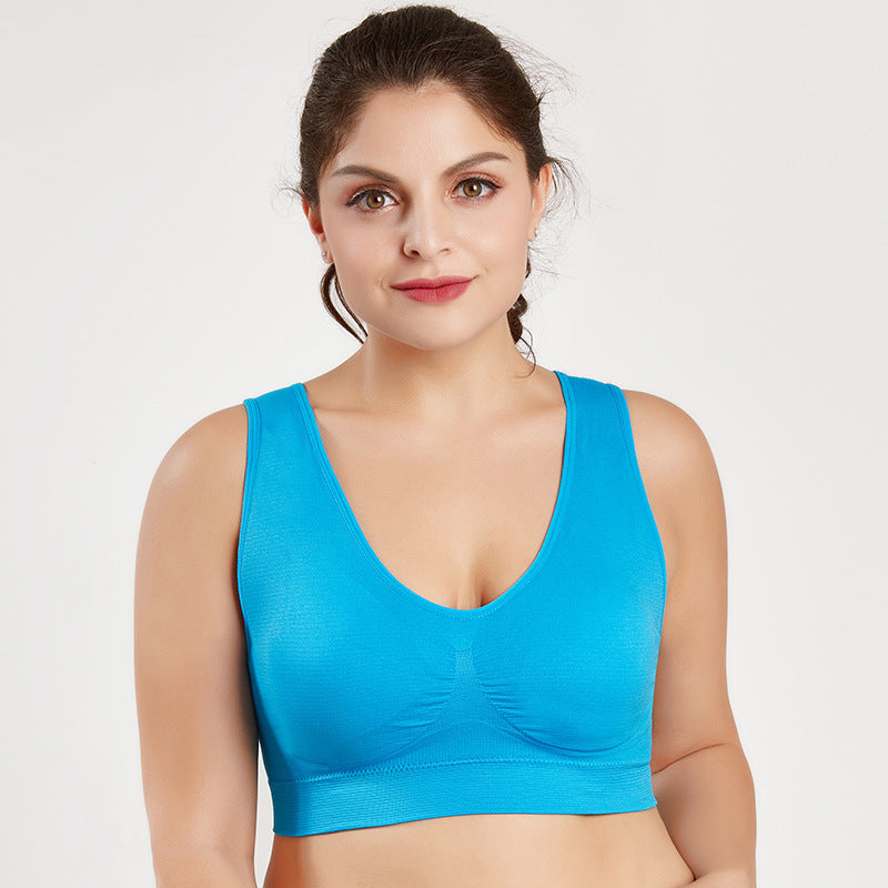 Oversized vest bra Water Blue - D&A