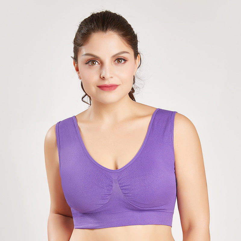 Oversized vest bra Purple - D&A