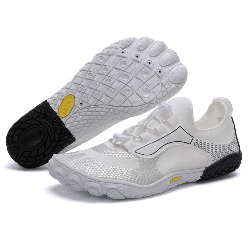 Upstream Shoes Running Fitness Men Wading Beach Swimming Shoes Women 2303 White And Black - D&A