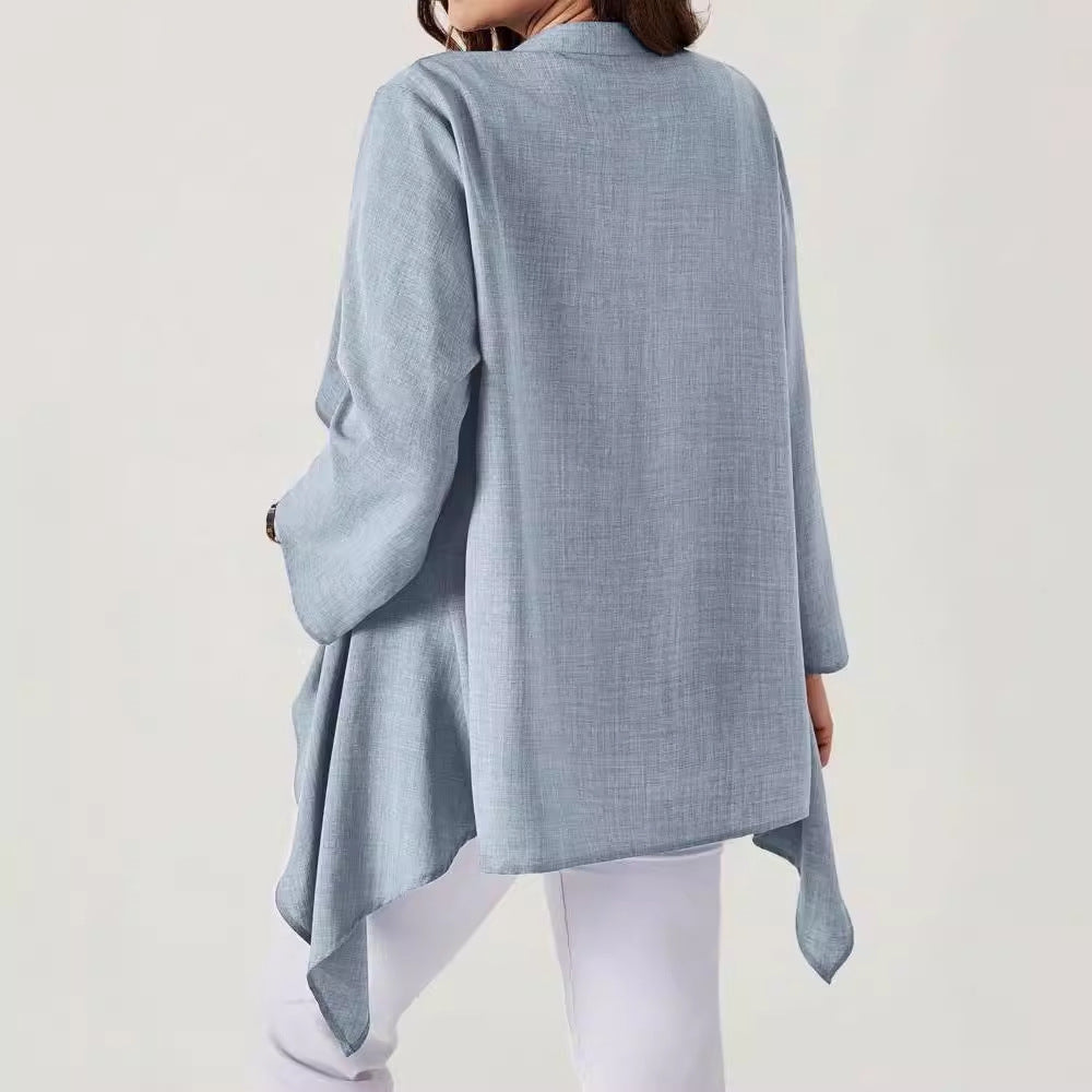 V-neck Thin Sleeve Jacket Cardigan For Women - D&A