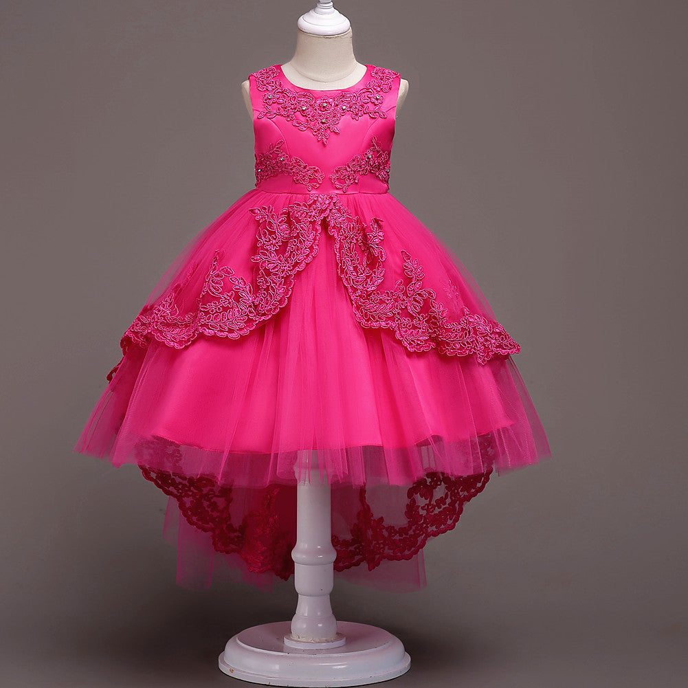 Children's dresses princess dresses Rose Red - D&A