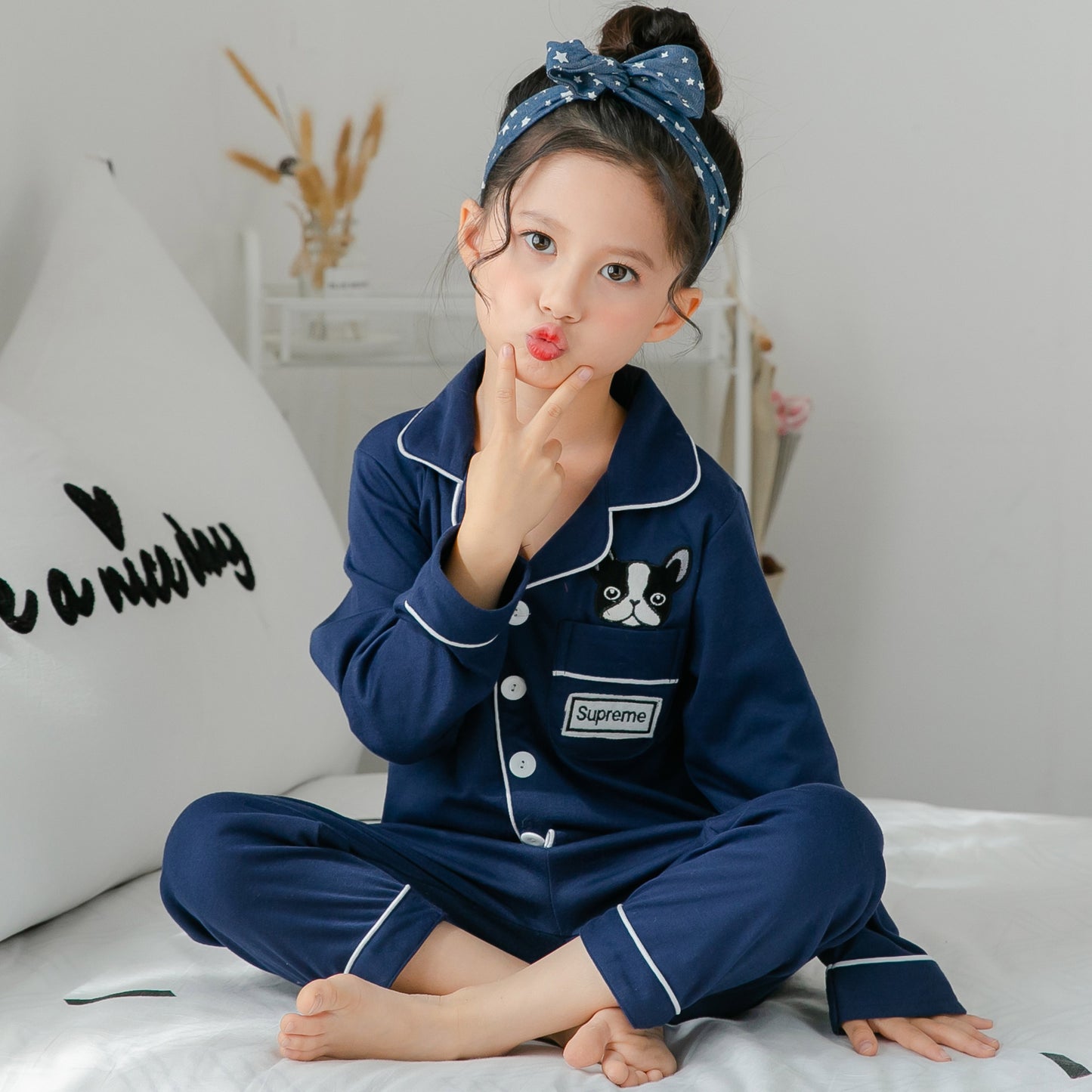 Cotton pajamas for children Style7 - D&A