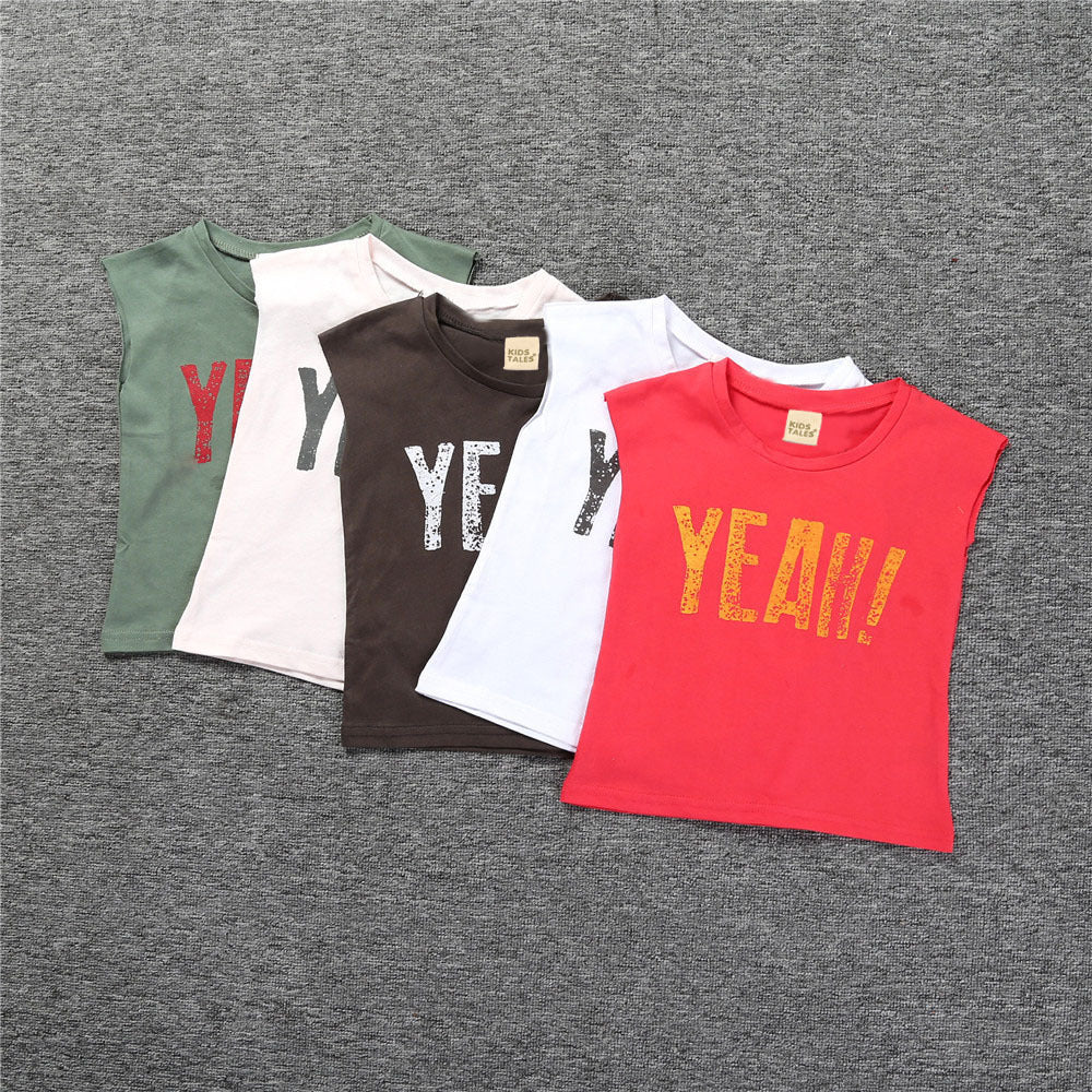 Children's sleeveless t-shirt - D&A