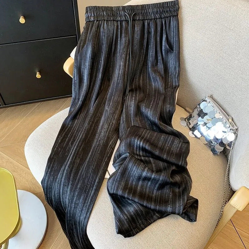 Summer Lazy Small Wide-leg Pants For Women - D&A