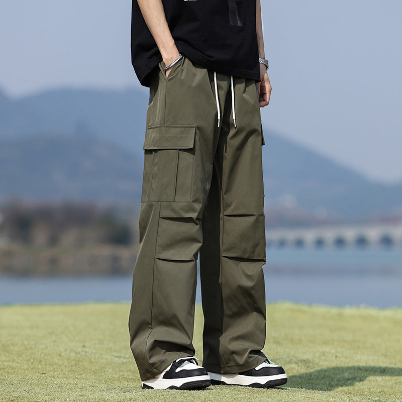 Summer Thin Mountain Outdoor Sports Casual Pants Army Green - D&A