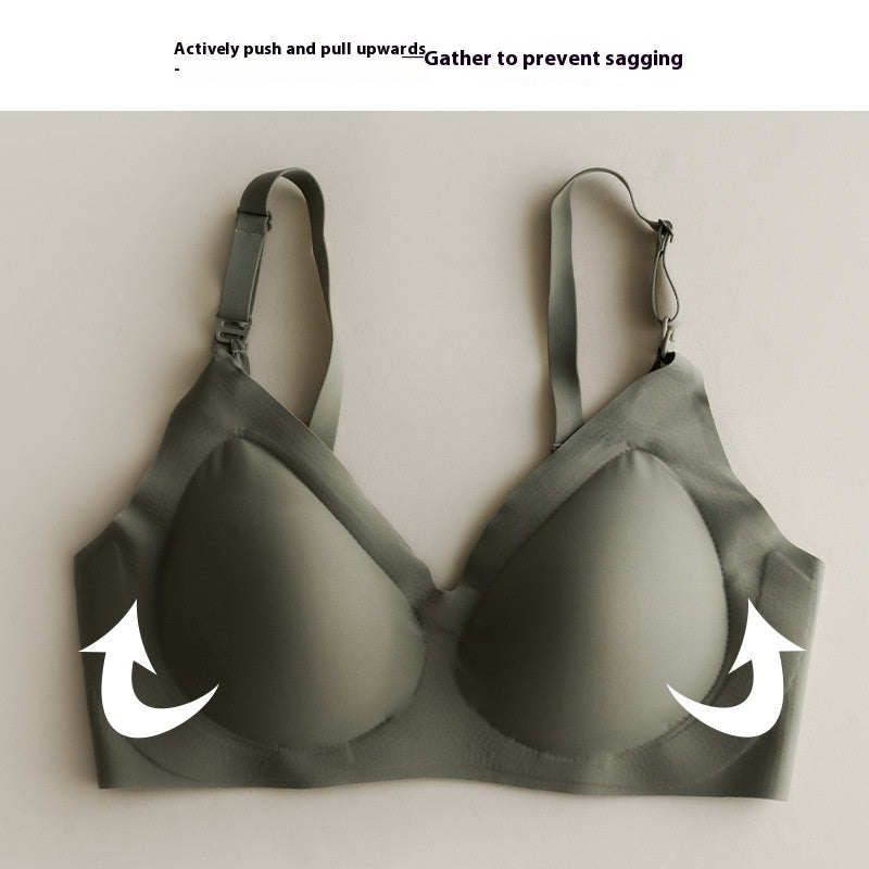 Plus Size Front Buckle Bra Nursing Bra Nursing Underwear - D&A