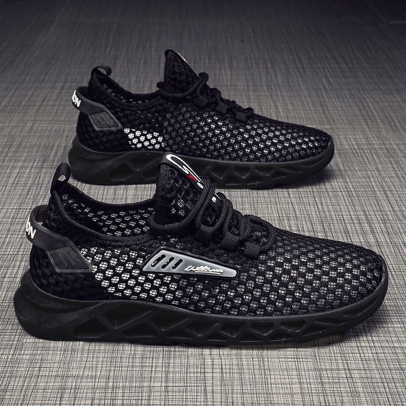 Summer Mesh Breathable Hollow Casual Sports Shoes Men - D&A