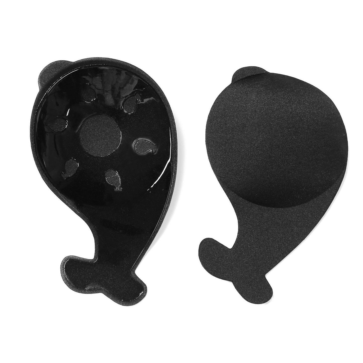 Strapless bra invisible silicone bra Black - D&A