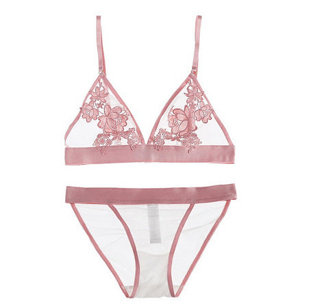 Women's Floatless Bra Set Pink - D&A