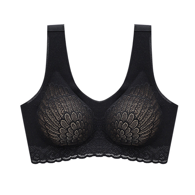Fashionable sports bra Black - D&A