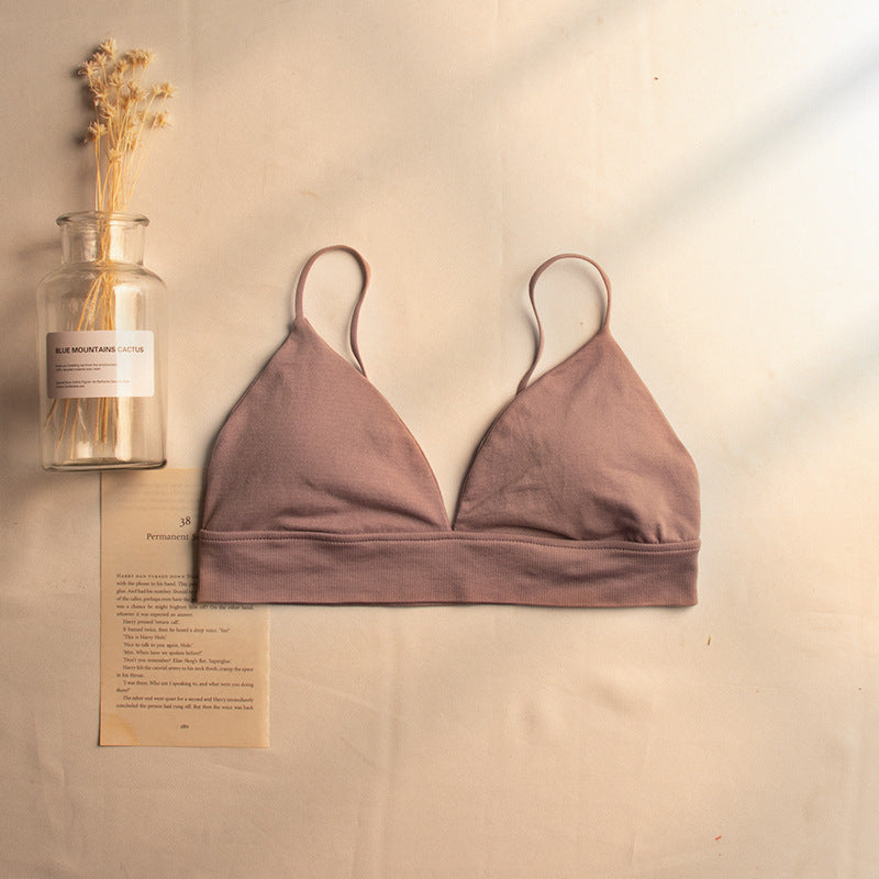 Thin sexy bra Red bean paste - D&A