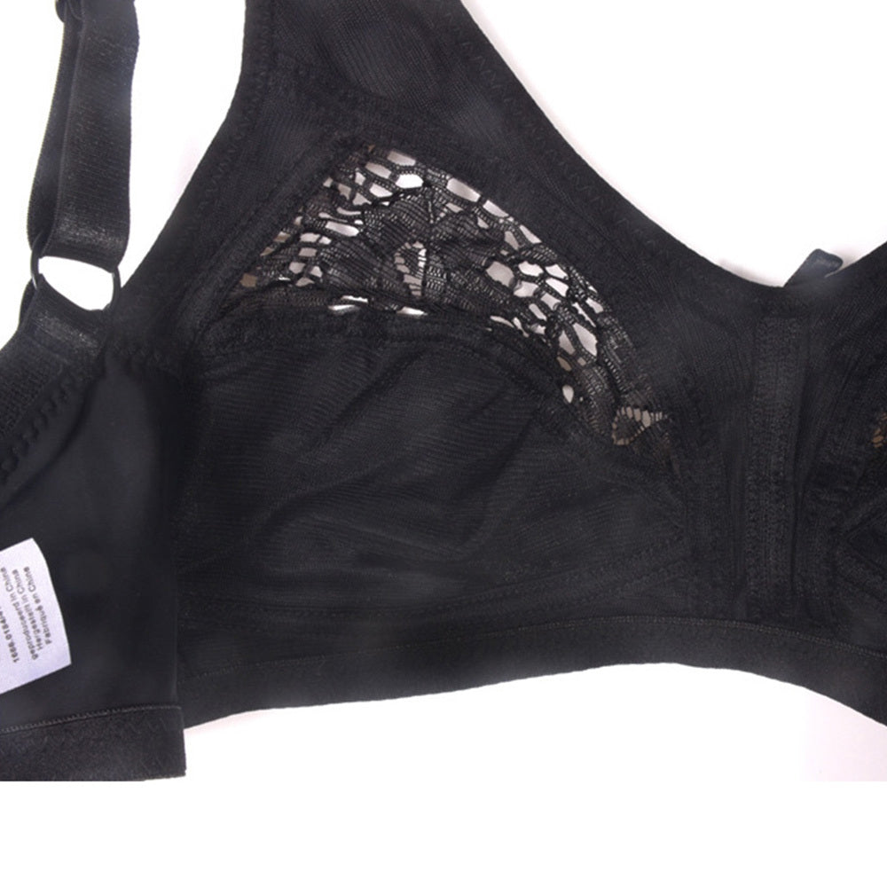Stitching lace bra - D&A