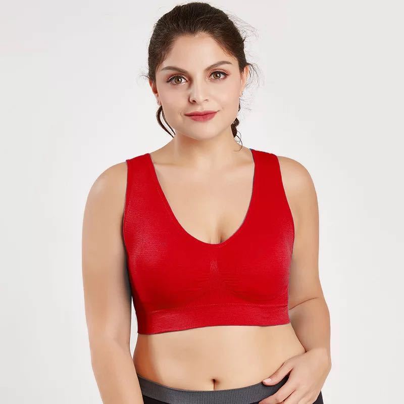 Oversized vest bra Red - D&A