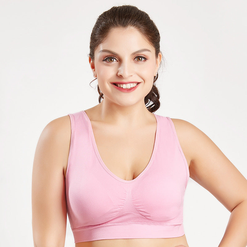 Oversized vest bra Pink - D&A