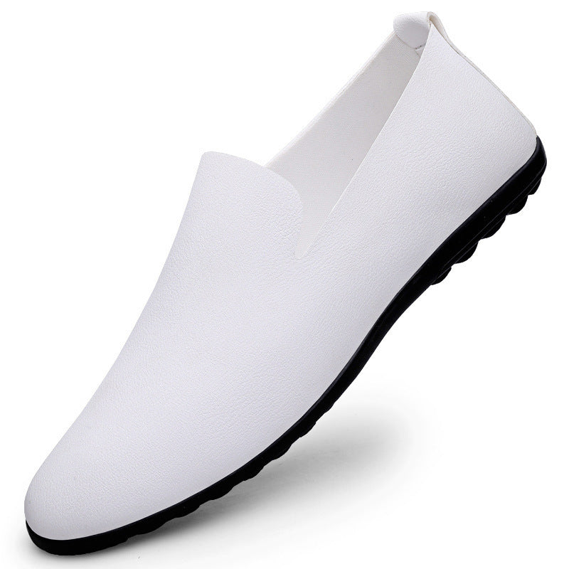 Men's Casual Leather Shoes Fashion Soft Gommino Low Top - D&A