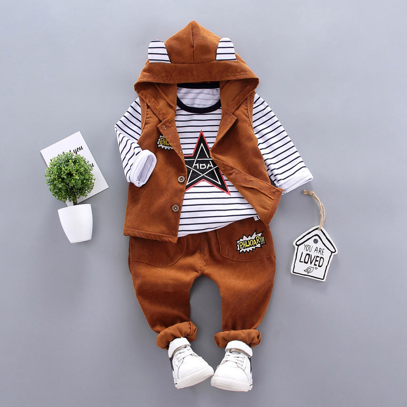 Children's Clothes Boys' Suits Boys' Autumn Three-Piece Suits 2.style - D&A
