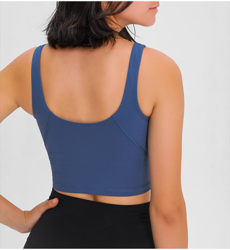 Vest-style sports bra - D&A