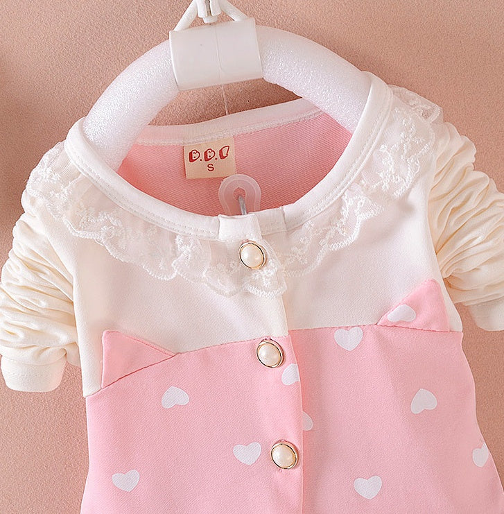 BibiCola Baby Girls Clothing Sets Toddle Tracksuits Kids Tops Pants 2pcs Tracksuits Kids Girls Clothes Baby Girl Clothes Set - D&A