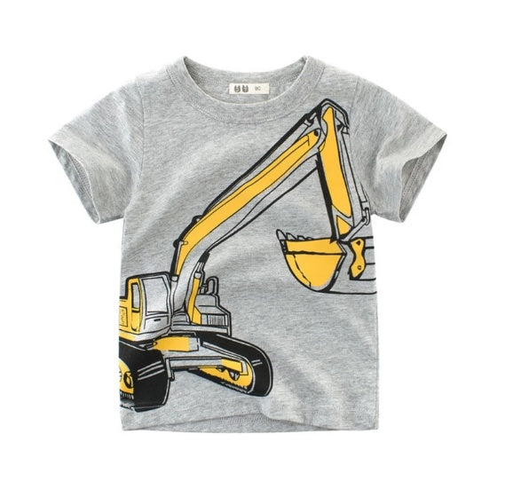 Children's Wear Summer New Korean Children's Boys Cotton T-shirt Men's Treasure In Children's Short Sleeves 2style - D&A