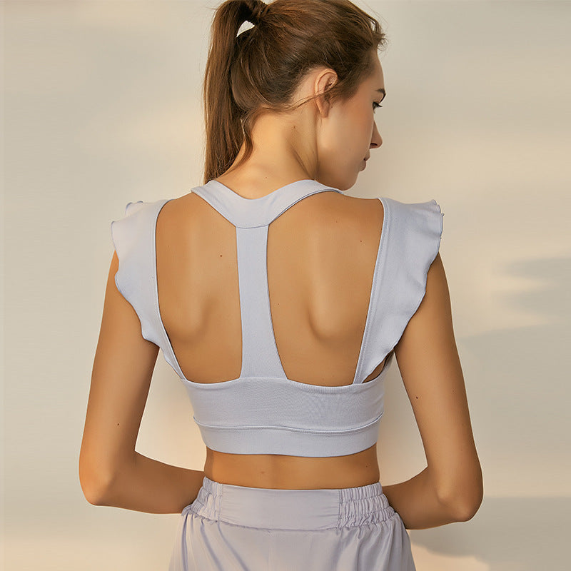 Ruffled sports bra - D&A