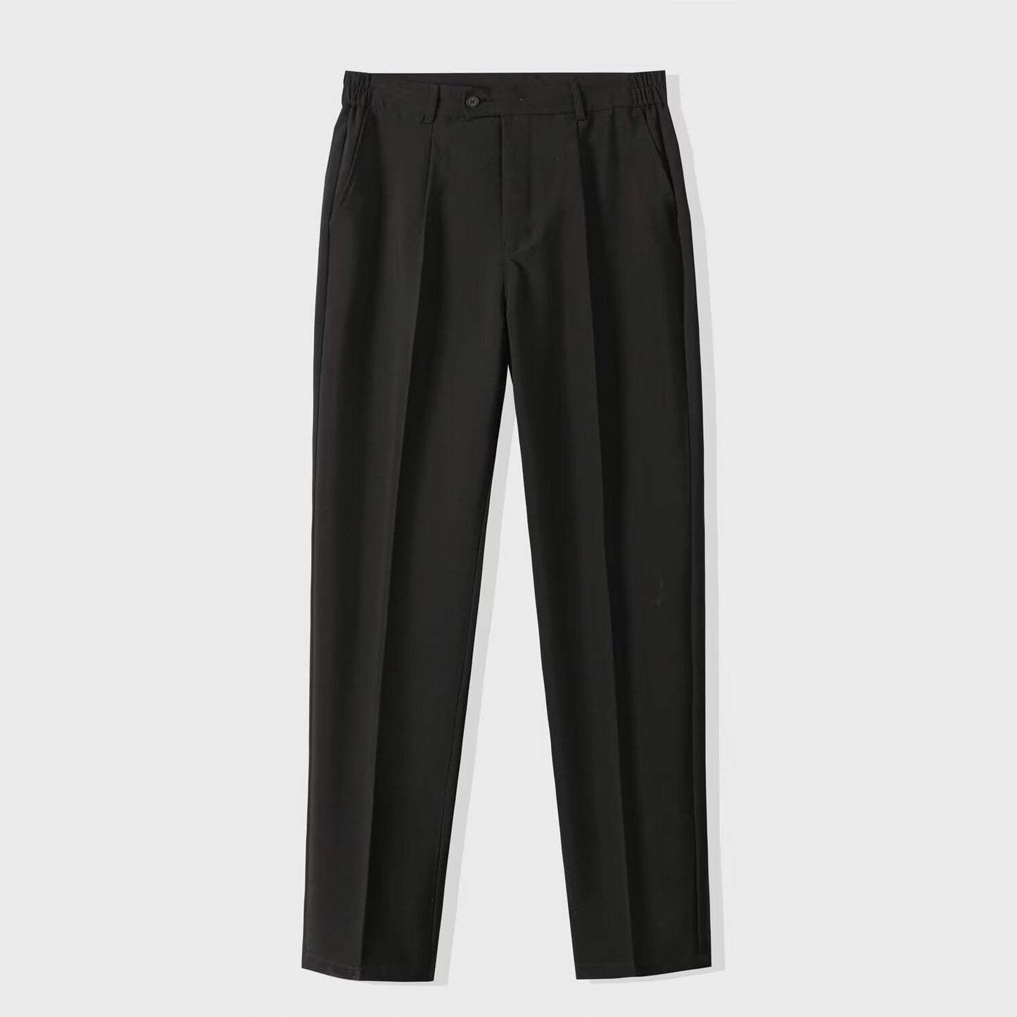 Business Anti-Wrinkle Non-ironing Suit Pants Men's Drape Black - D&A