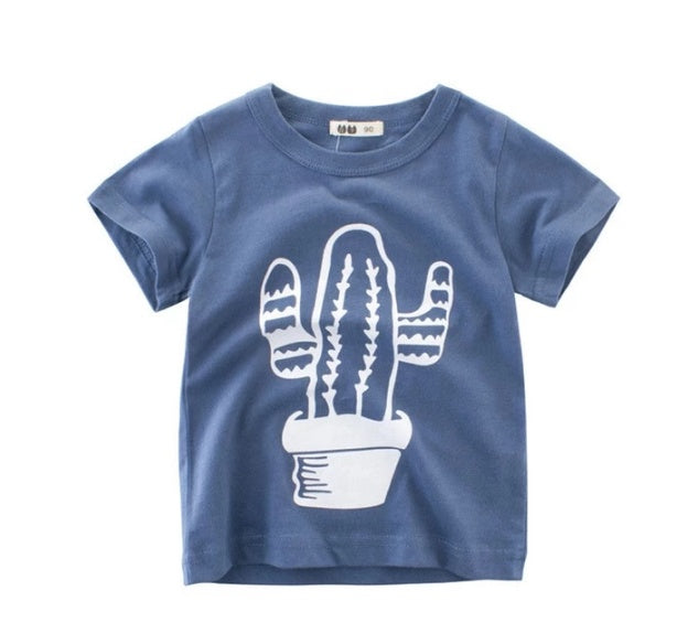 Children's Wear Summer New Korean Children's Boys Cotton T-shirt Men's Treasure In Children's Short Sleeves 11style - D&A